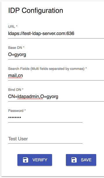 Domino LDAP Test User